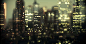 Bokeh Cityscape Lights Wallpaper