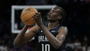 Bol Bol Orlando Magic Basketball Action Wallpaper