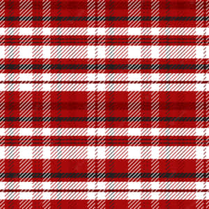 Bold And Timeless, This Classic Black And Red Plaid Pattern Is Perfect For All Occasions. Wallpaper