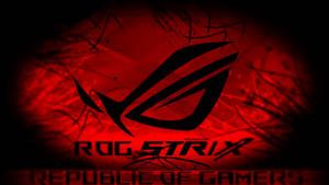 Bold Asus Rog Design Wallpaper
