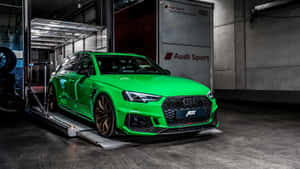 Bold Audi Rs5 Exuding Power And Elegance Wallpaper