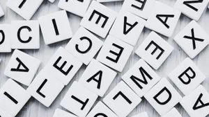 Bold Black And White Word Text Wallpaper