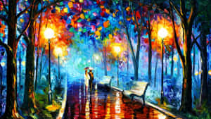 Bold Colorful Visual Art Wallpaper