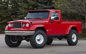 Bold Jeep Gladiator Roaring Through The Wilderness Wallpaper