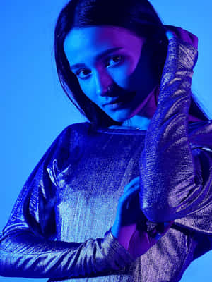 Bold Neon Fashion: The Edgy Blend Of Vibrancy And Style Wallpaper