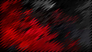 Bold Red And Black Contrast Wallpaper