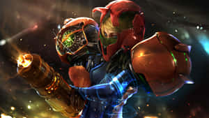 Boldly Exploring The World Of Metroid Dread Wallpaper