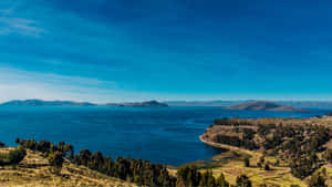 Bolivian Shores Of Lake Titicaca Wallpaper