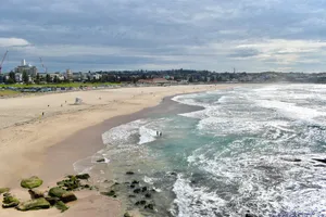 Bondi Beach Aerial View Wallpaper