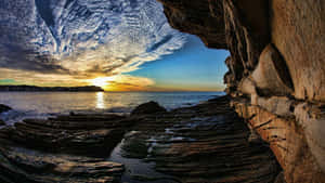 Bondi Beach Sunset Cliffs Wallpaper