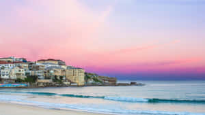 Bondi Beach Sunset Residential Area Wallpaper