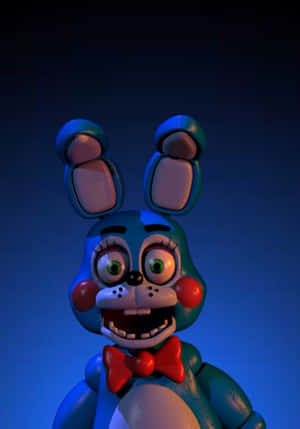 Bonnie The Bunny In Action At Freddy Fazbear's Pizzeria Wallpaper
