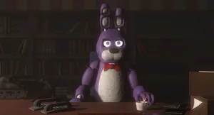 Bonnie The Bunny Smiling In The Spotlight Wallpaper