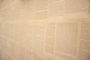 Book Pages Wall Decoration Wallpaper