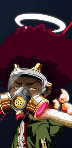 Boondocks Pfp Gas Mask Wallpaper
