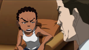 Boondocks Riley Arguing Wallpaper