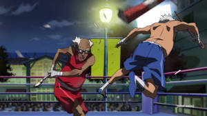 Boondocks Stinkmeaner Fight Wallpaper