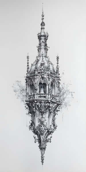 Boox Palma Architectural Sketch Wallpaper