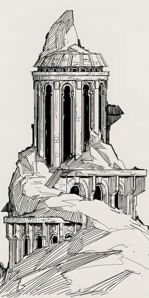 Boox Palma Architectural Sketch Wallpaper