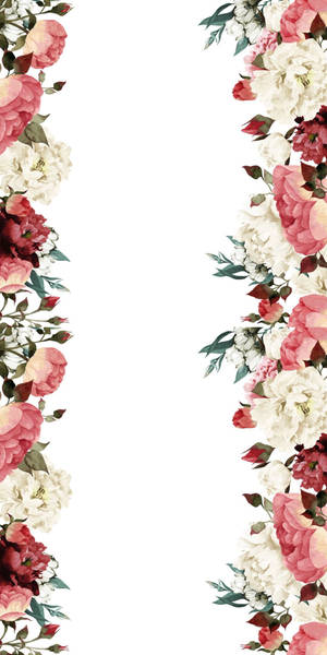 Border Floral Iphone Wallpaper