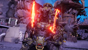 Borderlands 4 Legendary Weapon Duel Wallpaper