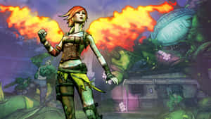 Borderlands2_ Lilith_ Fiery Skyline Wallpaper