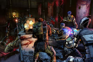 Borderlands2 Vault Hunters In Action Wallpaper