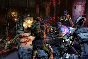 Borderlands2 Vault Hunters In Action Wallpaper