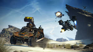 Borderlands2_ Vehicle Combat Explosion Wallpaper