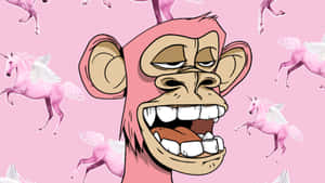 Bored Ape Yacht Club Pink Ape Wallpaper