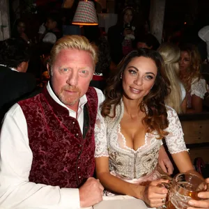 Boris Becker With His Wife Wallpaper