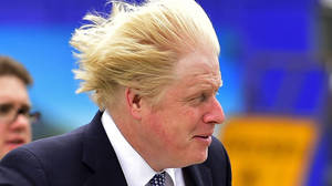 Boris Johnson's Windy Hair Wallpaper