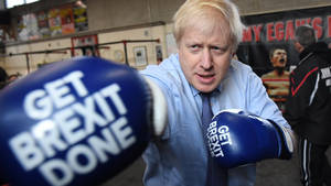 Boris Johnson With A Message Wallpaper