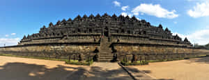 Borobudur Temple Brown Plains Wallpaper