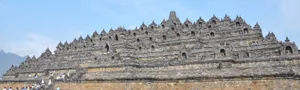 Borobudur Temple From A Distance Wallpaper