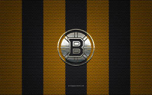 Boston Bruins Logo Yellow And Black Wallpaper