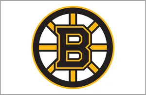 Boston Bruins Plain White Wallpaper