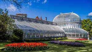 Botanic Gardens Glasshouse Dublin Wallpaper