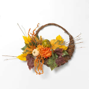 Bountiful Fall Cornucopia Wallpaper