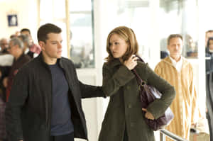 Bourne Series Airport Scene Wallpaper