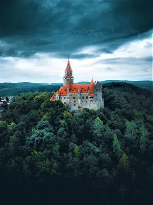 Bouzov Castle Czech Republic Wallpaper