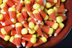 Bowlof Candy Corn Wallpaper