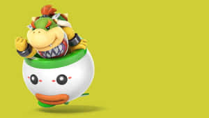 Bowser Jr. In Action On An Epic Background Wallpaper