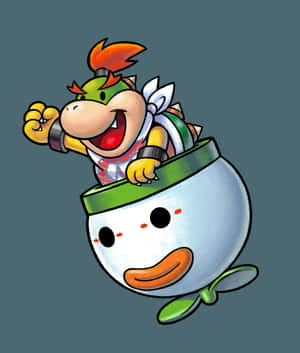 Bowser Jr. Unleashes Havoc In Epic Super Mario Battle Wallpaper