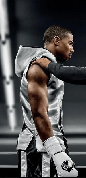 Boxer Preparingfor Match Wallpaper