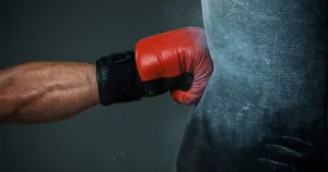 Boxing Glove Punch Impact Wallpaper