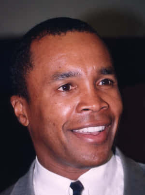 Boxing Legend Ray Leonard Dazzles In A Suit Wallpaper