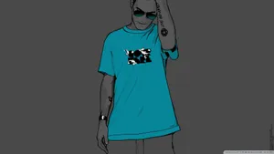 Boy In Blue Shirt, Looking Happy! Wallpaper