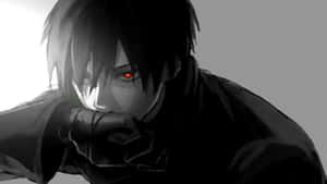 Boy With Red Eye Dark Aesthetic Anime Pfp Wallpaper