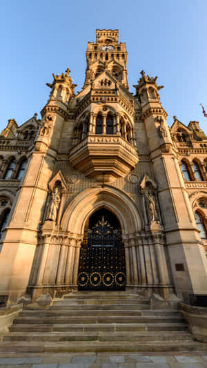 Bradford City Hall Entrance Wallpaper